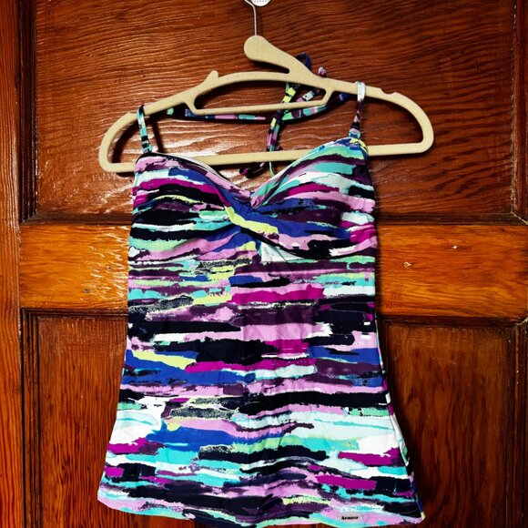 Multicoloured tankini top - Picture 2 of 3